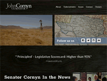 Tablet Screenshot of johncornyn.com